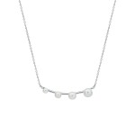 Stříbrný náhrdelník stříbro 925/1000, Stříbrná cm