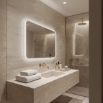 REA - Zrcadlo LED 80x60cm TOP-3 HOM-01522