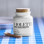 Nicolas Vahé Hořčice Violette 120 g, bílá barva, keramika, korek