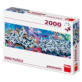 Grafitti: panoramic puzzle 2000 dílků - CZ Drami