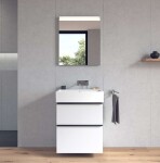 DURAVIT - Vero Air Umyvadlo 60x47 cm, s přepadem, bez otvoru pro baterii, bílá 2350600060