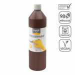 Prstová barva HAPPY INGREDIENTS, 750 ml hnědá
