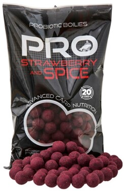 Starbaits Boilies Pro Strawberry Spice 800g - 30mm,Starbaits Boilies Pro Strawberry Spice 800g - 30mm