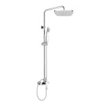 Mereo Mada sprchová baterie s talířovou hranatou sprchou, šedá CBE60104SBM