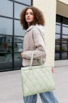 Stylová kabelka Reisenthel Daily Shopper Puffer iced matcha