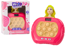 Mamido Hra Pop-It Wac-A-Mole Panenka Světla Zvuky Růžová Smyslová