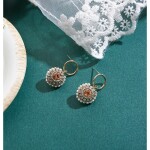 Náušnice Swarovski Elements Cataliana, Champagne