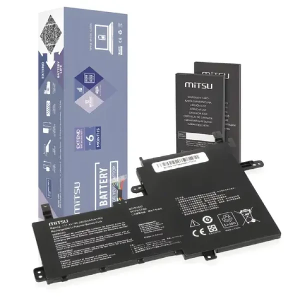Baterie B31N1842 pro Asus VivoBook K513E, M513I, S513E, X531F / Baterie pro notebook / 3550 mAh / 42 Wh / 11,4 V (BC/AS-K513E)