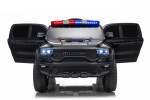 Mamido Elektrické autíčko Dodge Ram černé s majáky 4x4 | 12V10Ah