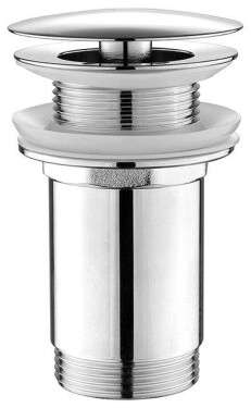 AQUALINE - Umyvadlová výpust 5/4“, neuzavíratelná, velká zátka, 10-50, chrom TF6001