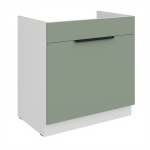 Spodní skříňka pod dřez Aria 80 ZL 1S BB - Premium Box Barva korpusu: Dub artisan, Barva dvířek: BL - Black AFM