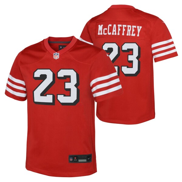 Nike Dětský dres San Francisco 49ers NFL Christian McCaffrey #23 Game Alternate Červená (YOUTH)