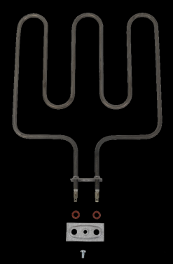 Topné těleso, spirála pro saunová kamna KIP, KV30 (E), 45, M45, V45E, 1500W CZSK-690L