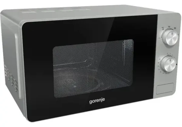 Gorenje MO20E1S stříbrná / Mikrovlnná trouba / 800 W / 20 l (3838782175398)