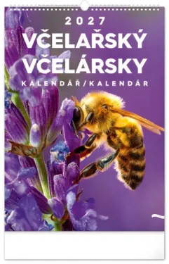 NOTIQUE Včelařský kalendář 2027 CZ/SK / Nástěnný kalendář / 33 × 46 cm