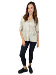 HOSH Mikina Pearl Velikost: UNI, Barva: Khaki
