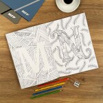 Antistresové omalovánky 210x290mm/32 stran - Úžasná abeceda