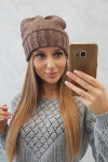 Dámská čepice Danuta K331 mocca UNI