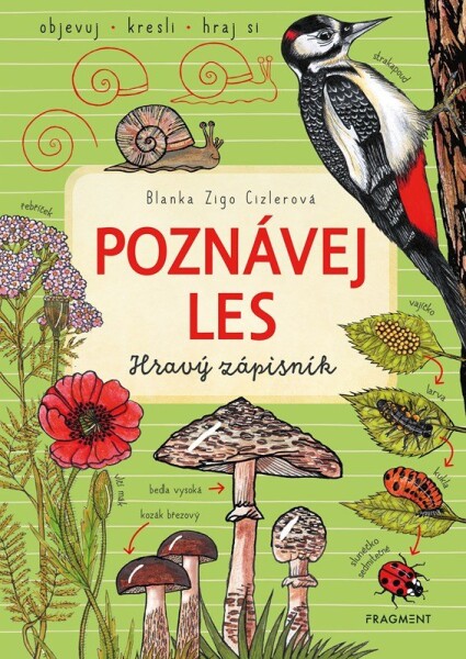 Poznávej les hravý zápisník