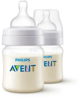 Philips Avent Anti-colic SCY100/02 / Kojenecká láhev / 125 ml / 2 ks / 0m+