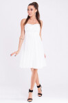 Dámské značkové šaty & s sukní bílé Bílá / S & bílá S model 15042824 - EVA&#38;LOLA