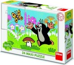 Puzzle Krtek a houba 24 dílků maxi - Dino