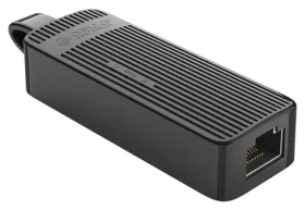 Orico UTK-U3 černá / Síťový adaptér / USB-A 3.0 na RJ-45 / Gigabit Ethernet 1 Gbps