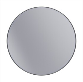 Erga Round, kulaté zrcadlo 80cm, černý rám, ERG-V01-ROUND-8080-BK