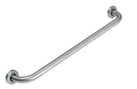 NOVASERVIS - Madlo rovné 800 mm s krytkami kartáčovaná nerez R6680,4
