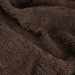 Bielastické potahy COSTINA tabáková křeslo (š. 60 - 110 cm)