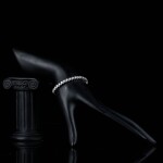 Náramek se zirkony Angelino, Bílá/čirá 18 cm
