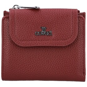Trendy dámská mini koženková peněženka Coveri Bobbi, vínová