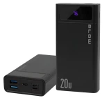 Blow PB10A černá / Powerbanka / 10000 mAh / 2x USB-A / 22,5 W (81-147#)
