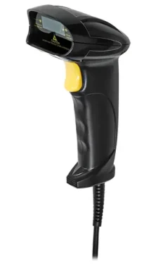 Nedis Čtečka čárových kódů černá / Čtečka čárových kódů / laser / 1D / USB 2.0 (BSCN1D100BK)