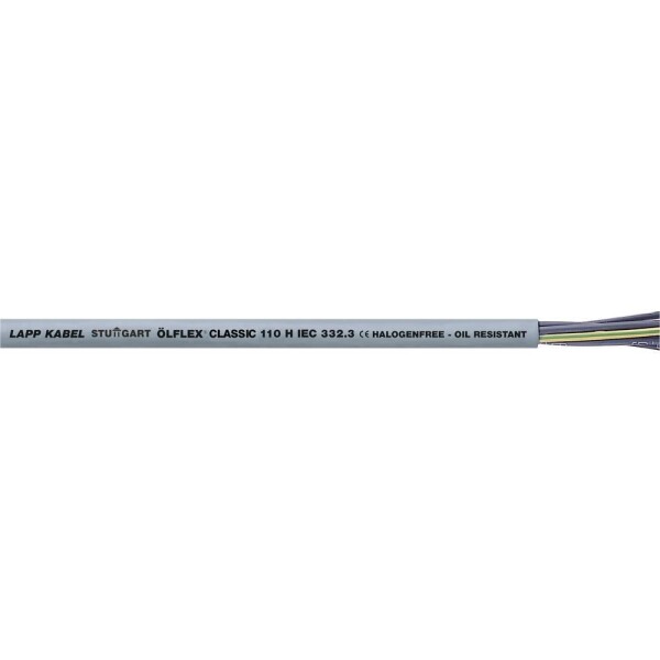 LAPP ÖLFLEX® CLASSIC 110 H 10019922/1000 řídicí kabel 25 G 0.75 mm², 1000 m, šedá