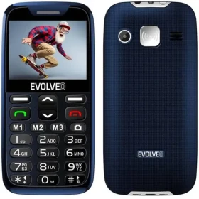EVOLVEO EasyPhone XR + stojánek modrá / 2.3" / 0.3MP / SOS / microSDHC (EP-601-XR-BL)