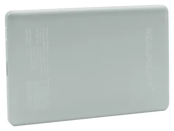 RealPower PB-5000 MAG Ultra Slim stříbrná / Powerbanka / 5000 mAh / MagSafe 15W / USB-C PD (577146)