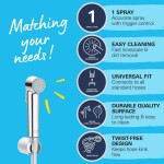 GROHE - Vitalio Trigger Spray Bidetová sprška s držákem a hadicí, chrom 26175001