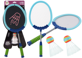 Mamido Sada badmintonových raket s míčky modré