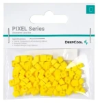 Deepcool Pixel žlutá / Dekorativní pryžové bity / 100 ks (R-PIXEL-YE100-G-1)