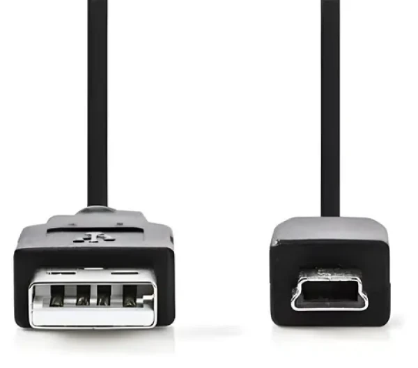 Nedis CCGB60300BK20 černá / USB kabel / A Zástrčka - Mini 5-Pin Zástrčka / 2 m (CCGB60300BK20)