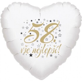 58. narozeniny balónek srdce Balonky.cz 58. narozeniny balónek srdce Balonky.cz