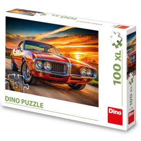 Puzzle 100XL Firebird 69 v západu slunce