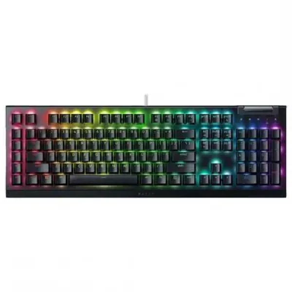 Rozbaleno - Razer BlackWidow V4 X Green Switch černá / Herní klávesnice / mechanická / Razer green / USB / US Layout / rozbaleno (RZ03-04700100-R3M1.rozbaleno)
