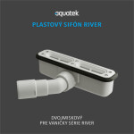 Aquatek - RIVER sprchová vanička z litého mramoru, obdélník, 160x80cm, bílá RIVER16080-B