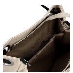 Moderní dámská koženková kabelka na rameno Anisa, béžová