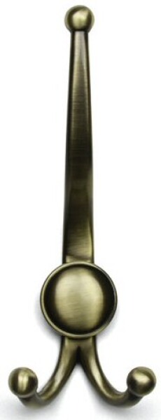 Tulip Nábytkový věšák rustikální Murero XL starozlatá, 1 ks (157319)