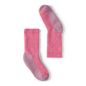 Dětské merino ponožky SMARTWOOL Kids' Hike Full Cushion Crew Socks, Garden Pink velikost: 26-28 (S)