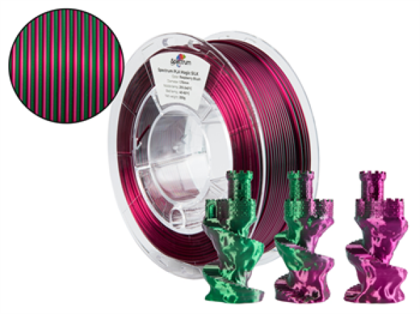Filament Spectrum PLA Magic SILK 1,75 mm RASPBERRY BLUSH 0,25 kg