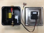 SAPHO - Podomítkový automatický splachovač pro urinál 24V DC, nerez lesk PS002